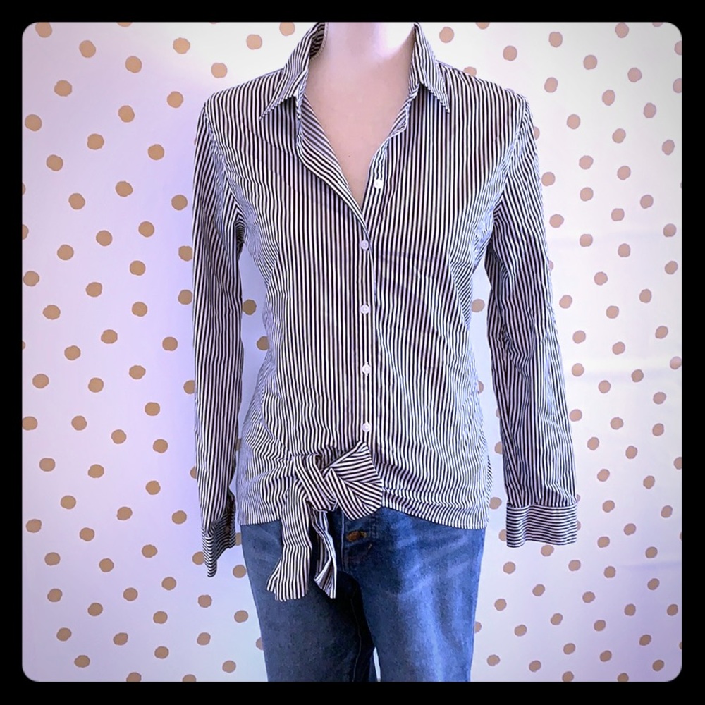Banana Republic Dillion Shirt with Tie Front